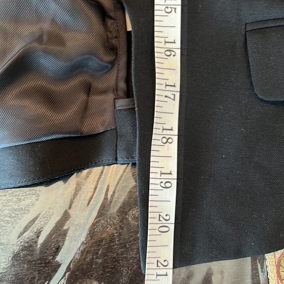 Bcbgmaxazria Black Open Front Waterfall Blazer/Jacket Size S - Picture 14 of 16